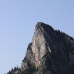 Col de l'Aulp et ses parapentes (haute Savoie)