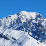 Gros plan sur le mont Blanc